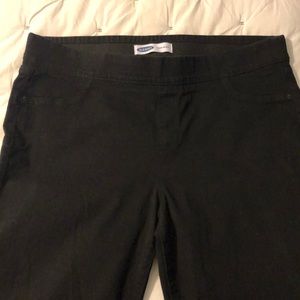 Old Navy Super Skinny Black Jeggings 18 Tall